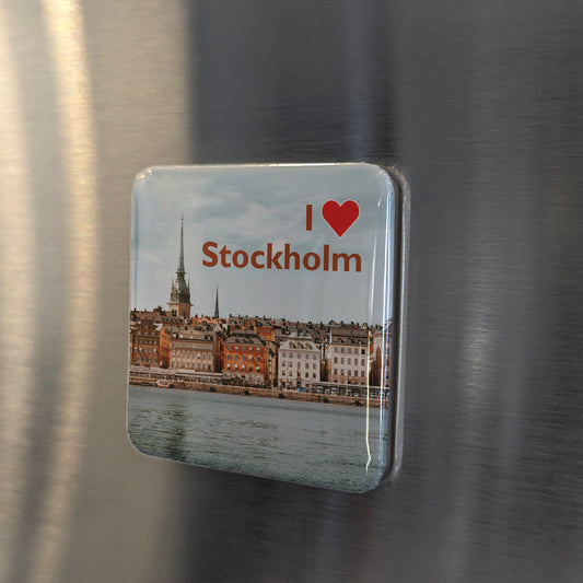 I Love Stockholm Fridge Magnet - PhiloPerse
