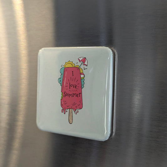 I Love Summer Fridge Magnet - PhiloPerse