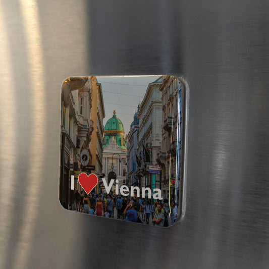 I Love Vienna Fridge Magnet - PhiloPerse