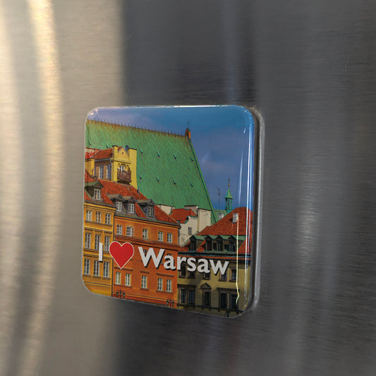 I Love Warsaw Fridge Magnet - PhiloPerse