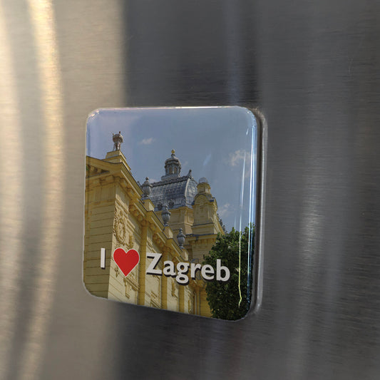 I Love Zagreb Fridge Magnet - PhiloPerse