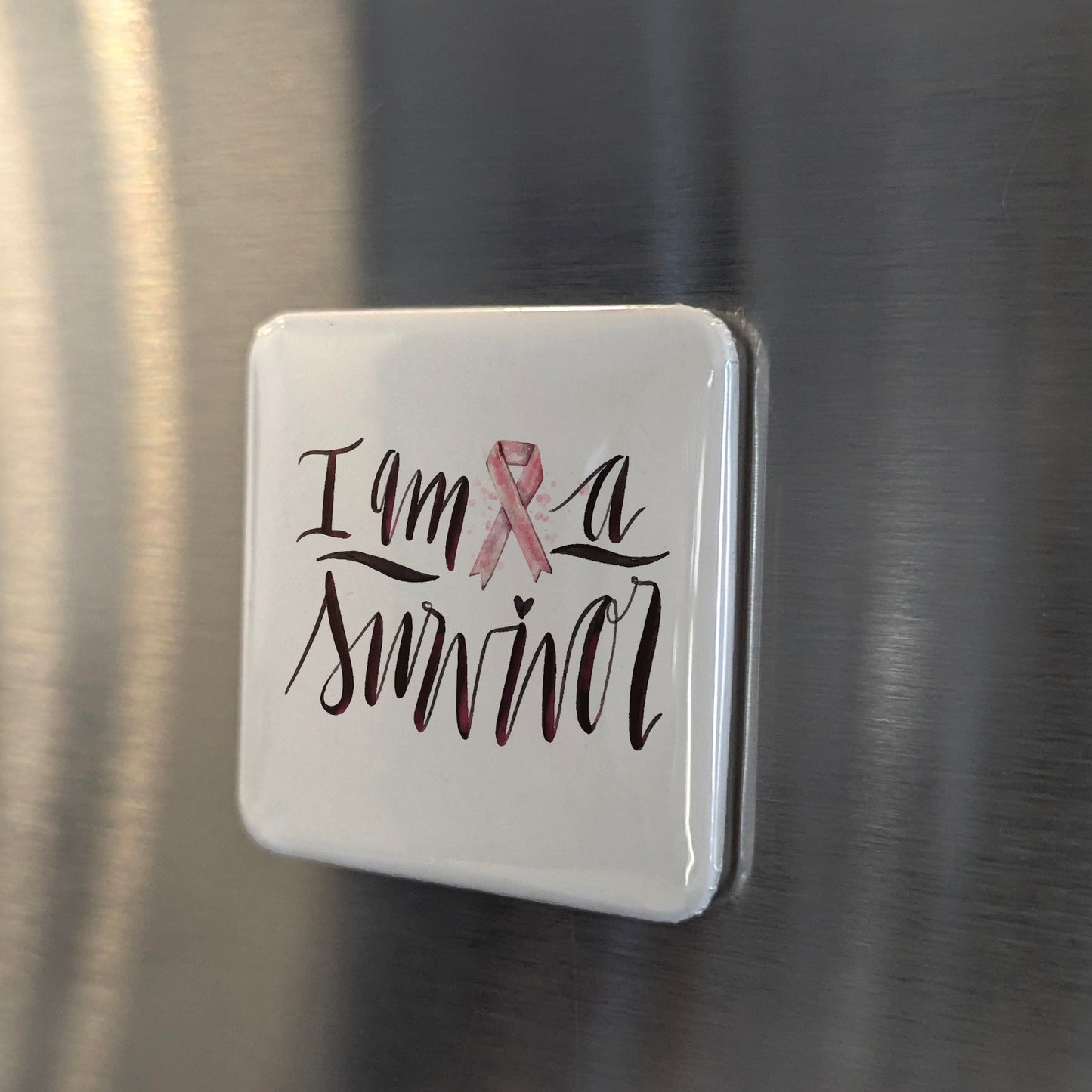 I Am a Survivor Fridge Magnet - PhiloPerse