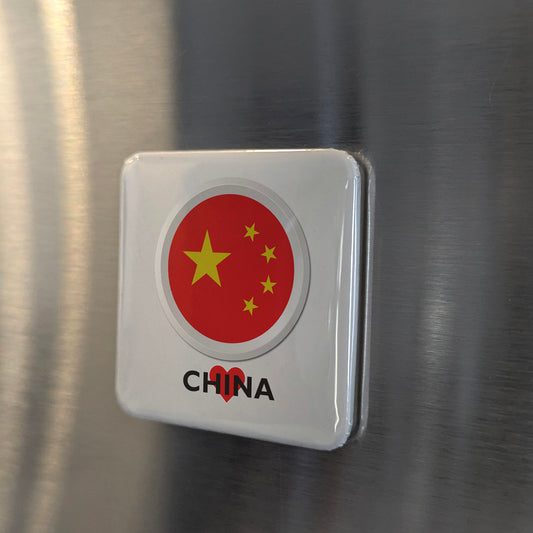 I Love China Fridge Magnet - PhiloPerse