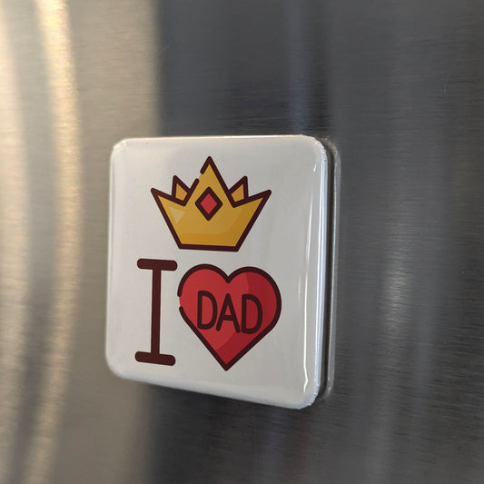 I Love DAD Fridge Magnet - PhiloPerse
