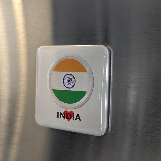 I Love India Fridge Magnet - PhiloPerse