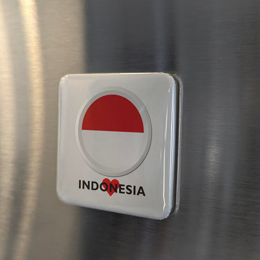 I Love Indonesia Fridge Magnet - PhiloPerse