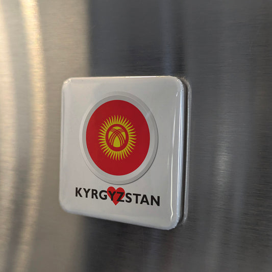I Love Kyrgyzstan Fridge Magnet - PhiloPerse