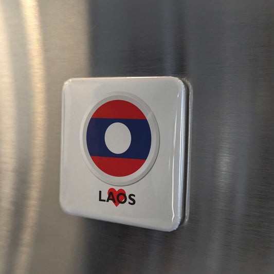 I Love Laos Fridge Magnet - PhiloPerse