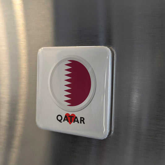 I Love Qatar Fridge Magnet - PhiloPerse