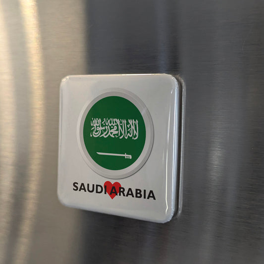 I Love Saudi Arabia Fridge Magnet - PhiloPerse