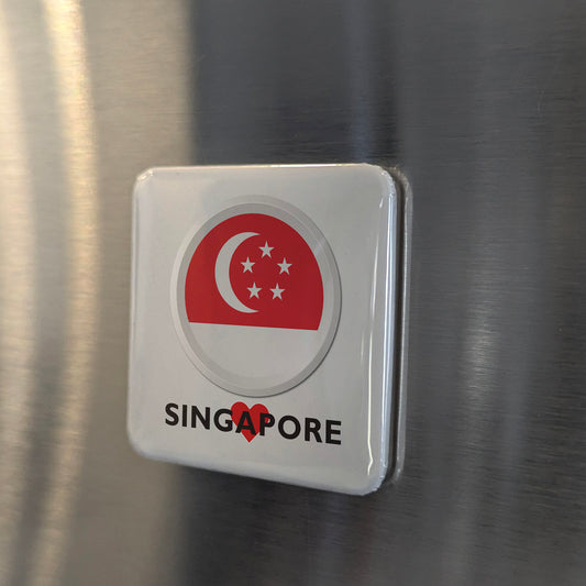I Love Singapore Fridge Magnet - PhiloPerse