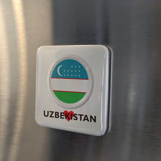 I Love Uzbekistan Fridge Magnet - PhiloPerse