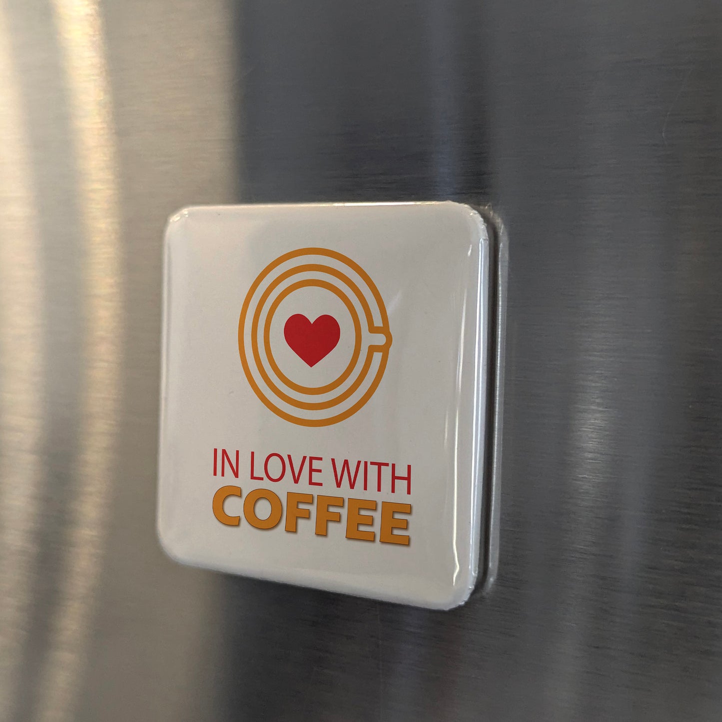 In Love with Coffee Fridge Magnet - PhiloPerse