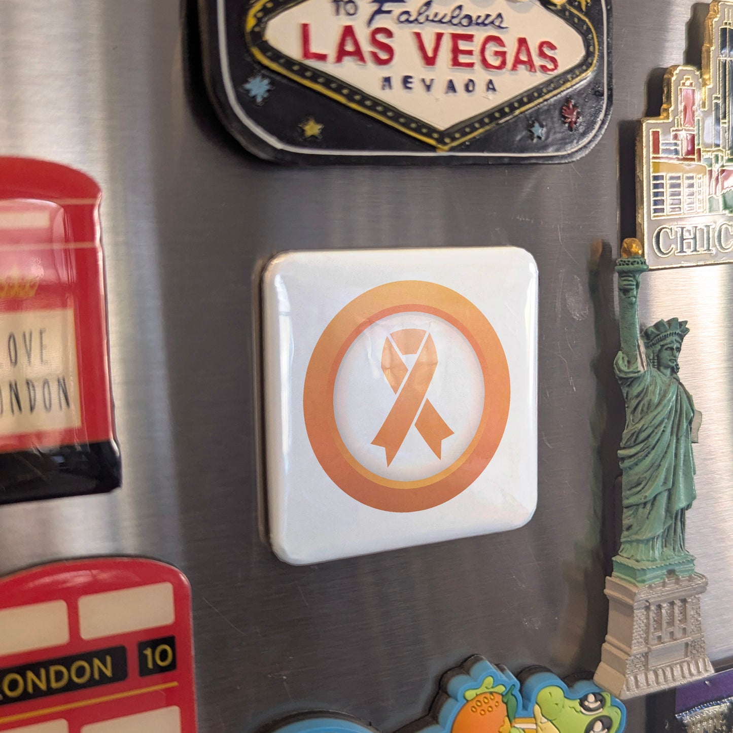 Leukemia Cancer Awareness Fridge Magnet - PhiloPerse