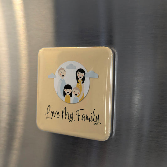 Love my Family V.2 Fridge Magnet - PhiloPerse
