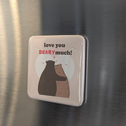 Love You Beary Much Fridge Magnet - PhiloPerse