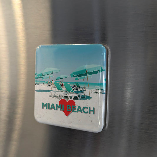 Miami Beach Fridge Magnet - PhiloPerse