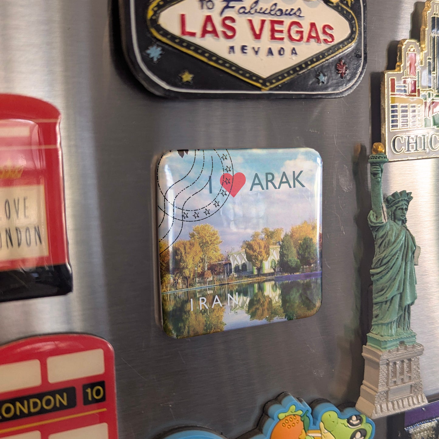 Imán para nevera "Me encanta Arak"