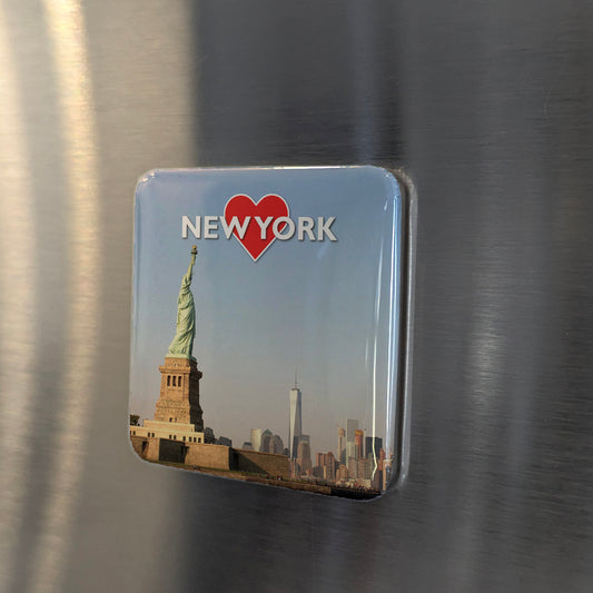 New York View Fridge Magnet - PhiloPerse