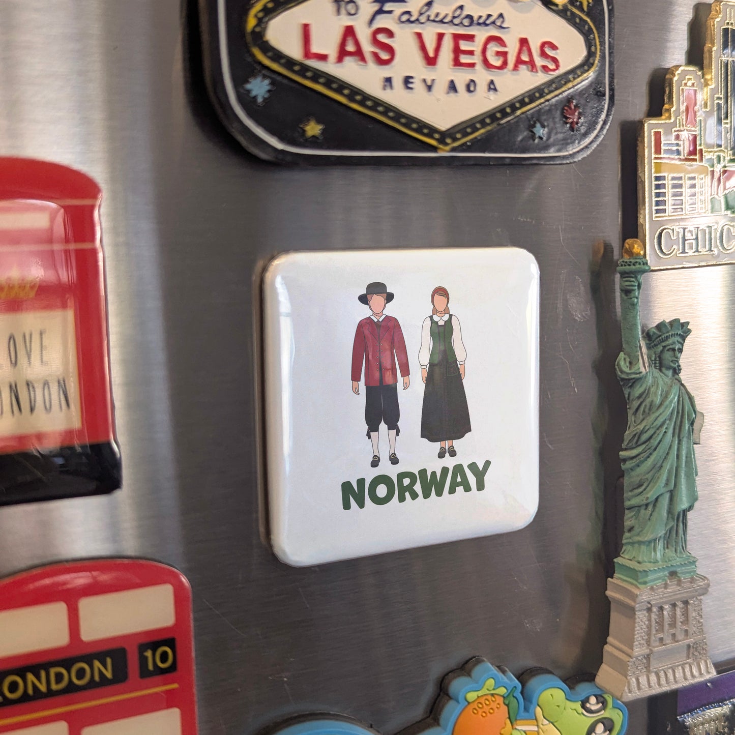 Norway Folk Costumes Fridge Magnet - PhiloPerse