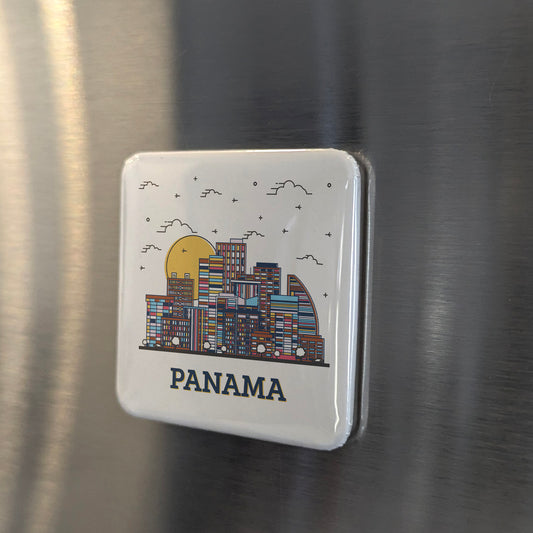 Panama City Skyline Fridge Magnet - PhiloPerse