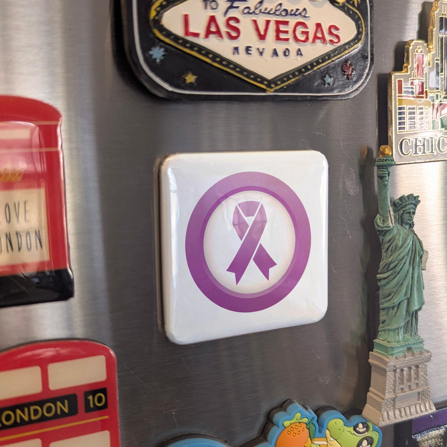 Pancreatic Cancer Awareness Fridge Magnet - PhiloPerse