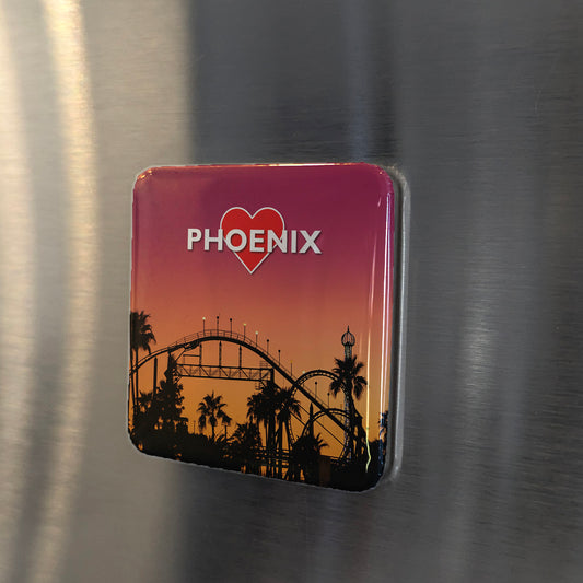 Phoenix View Fridge Magnet - PhiloPerse