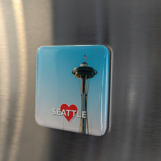 Seattle View Fridge Magnet - PhiloPerse