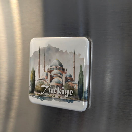 Selimiye Mosque in Türkiye Fridge Magnet - PhiloPerse