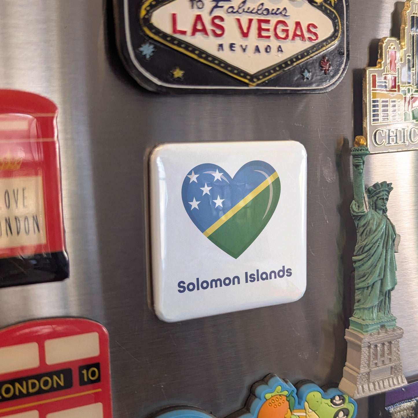 Solomon Islands Flag Fridge Magnet - PhiloPerse