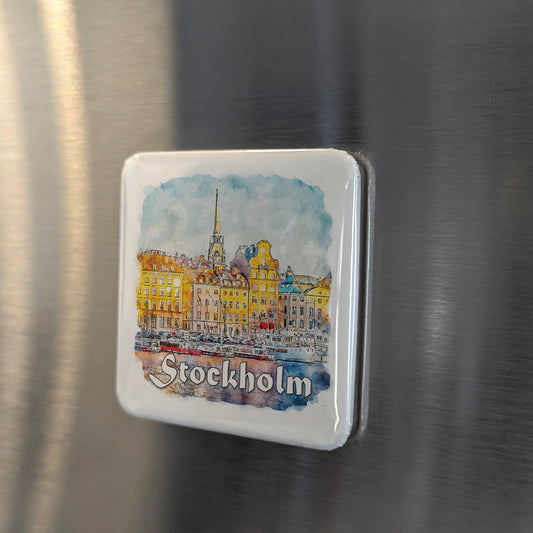 Stockholm Sweden Fridge Magnet - PhiloPerse