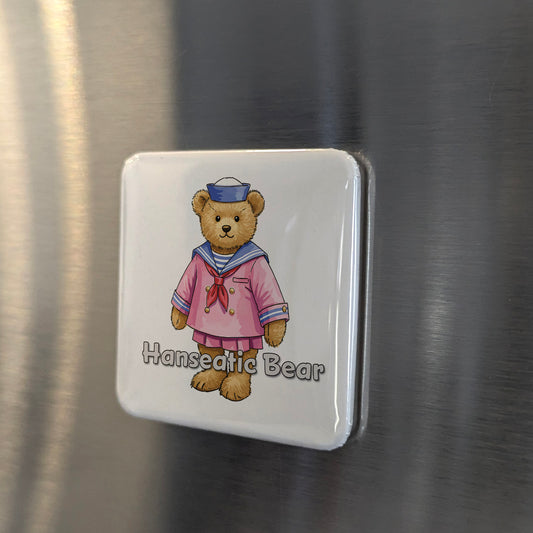 Teddy Bear as Hanseatic Sailor Fridge Magnet - PhiloPerse
