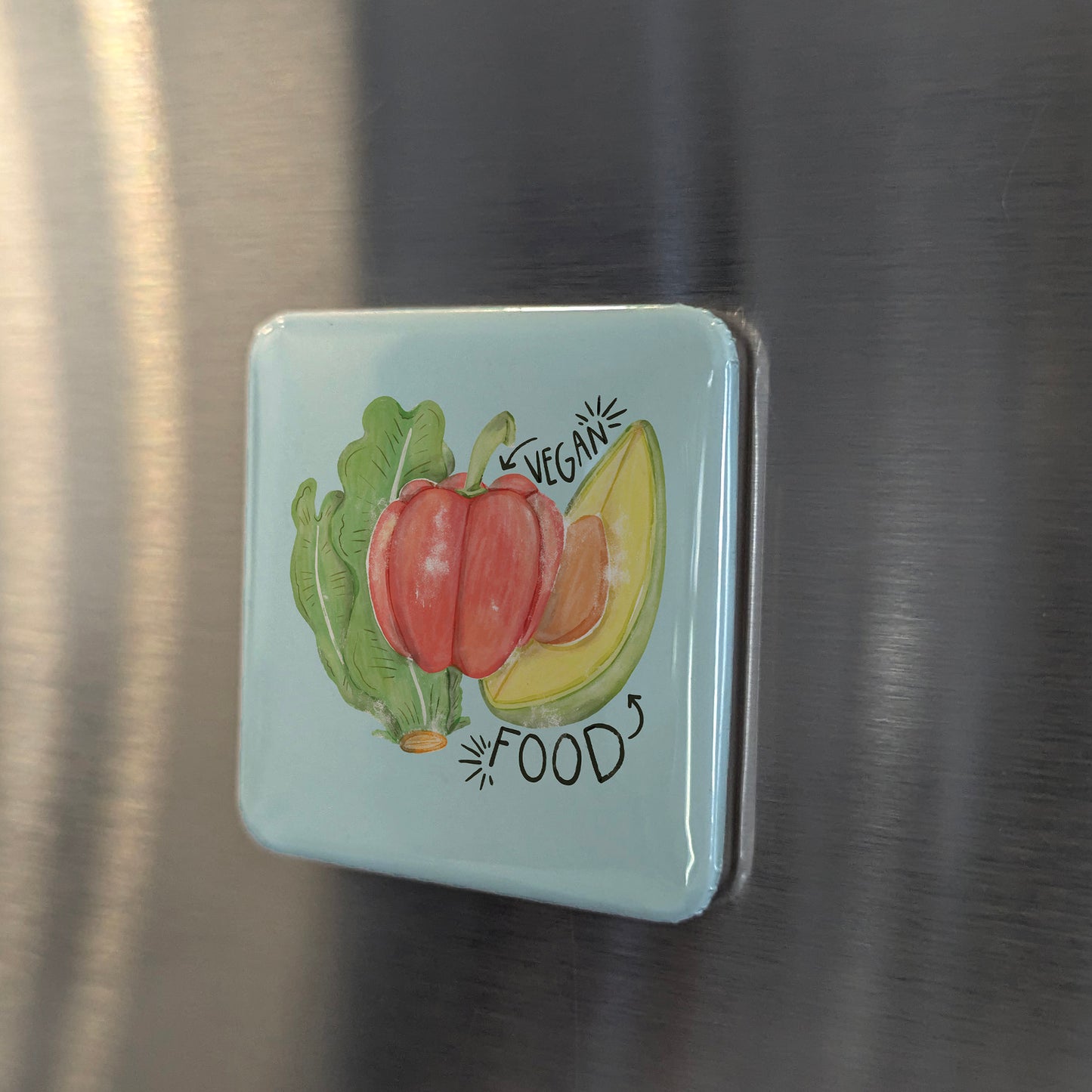 Vegan Food Fridge Magnet - PhiloPerse