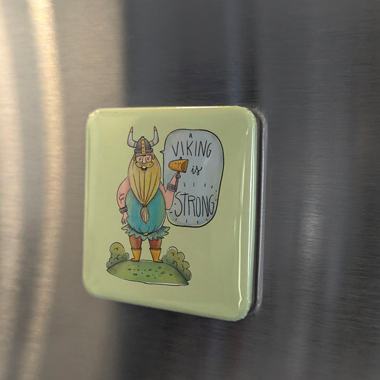 Vikings Are Strong Fridge Magnet - PhiloPerse