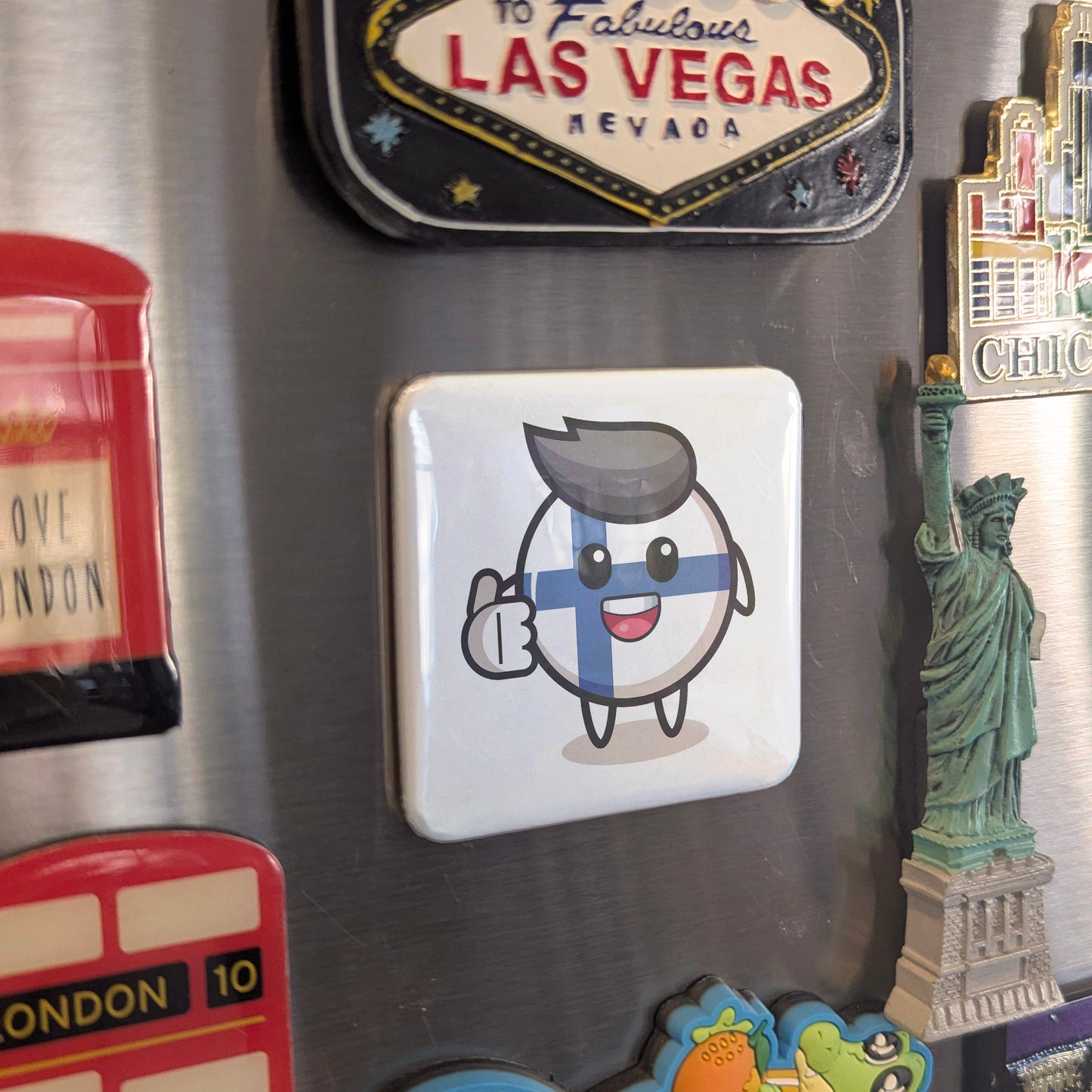 Viva Finland Fridge Magnet - PhiloPerse