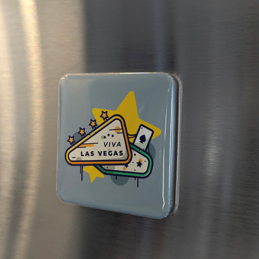 Viva Las Vegas Fridge Magnet - PhiloPerse