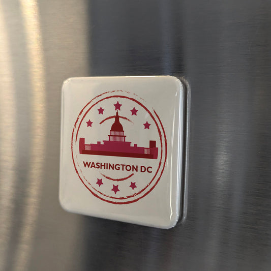 Washington DC Stamp Fridge Magnet - PhiloPerse