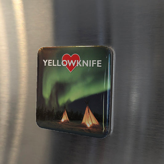 Yellowknife Fridge Magnet - PhiloPerse
