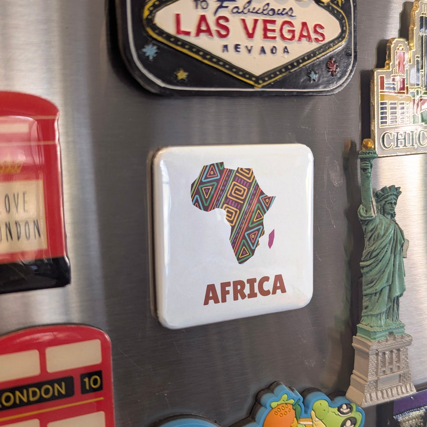 Africa Map V2 Fridge Magnet - PhiloPerse