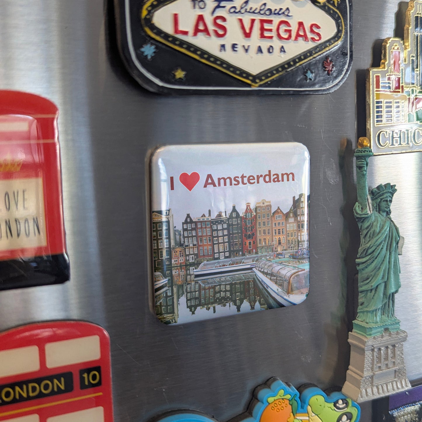 I Love Amsterdam Fridge Magnet - PhiloPerse