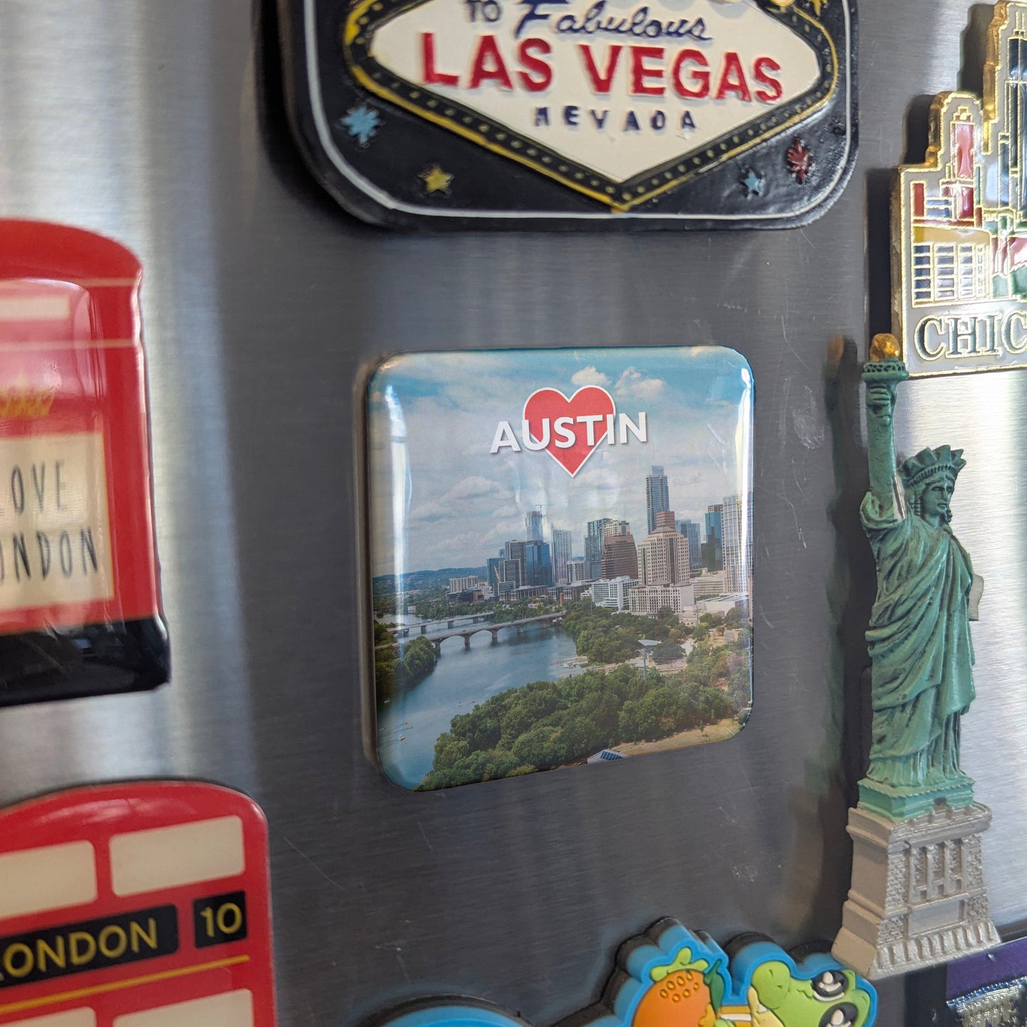 Austin View Fridge Magnet - PhiloPerse