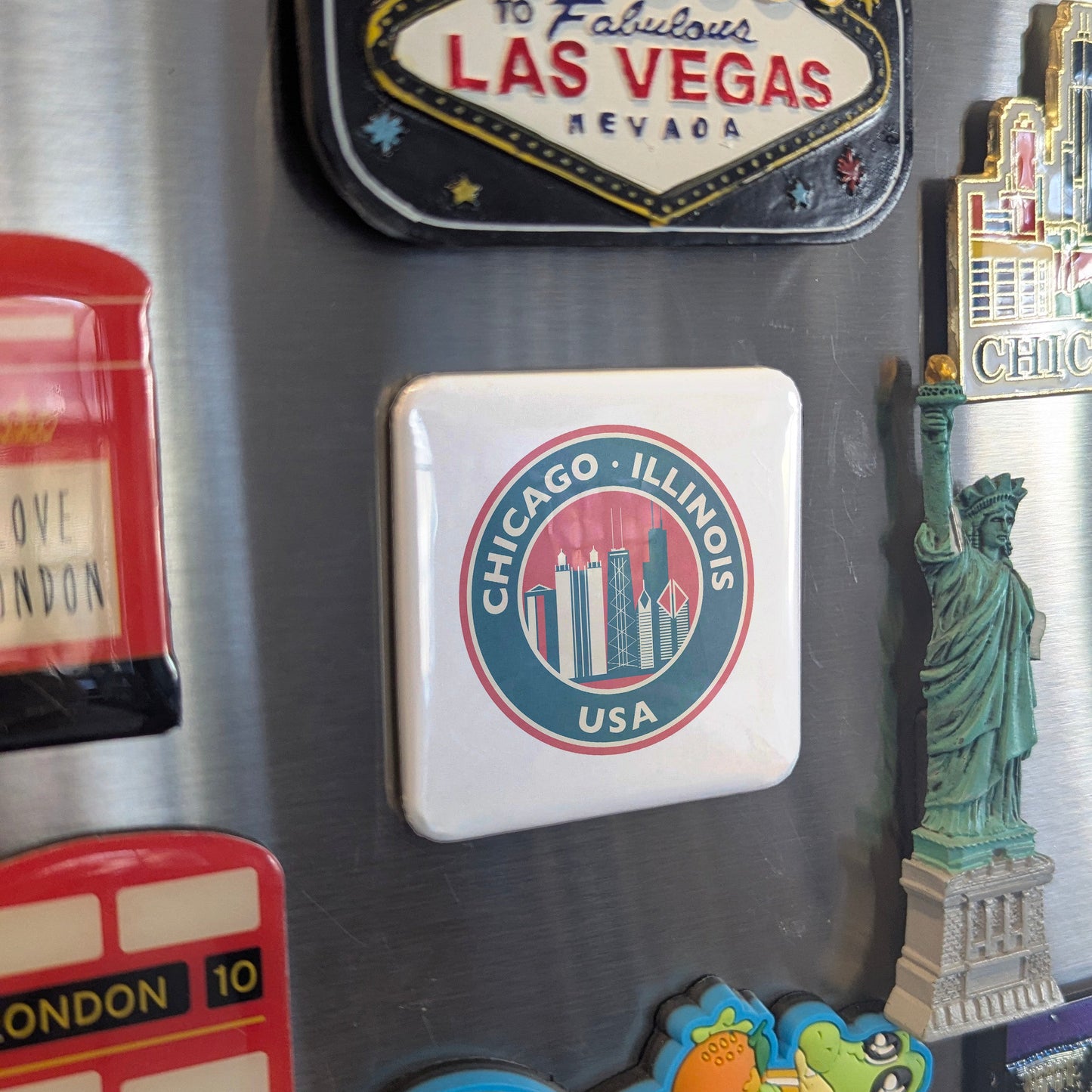 Chicago Illinois Fridge Magnet