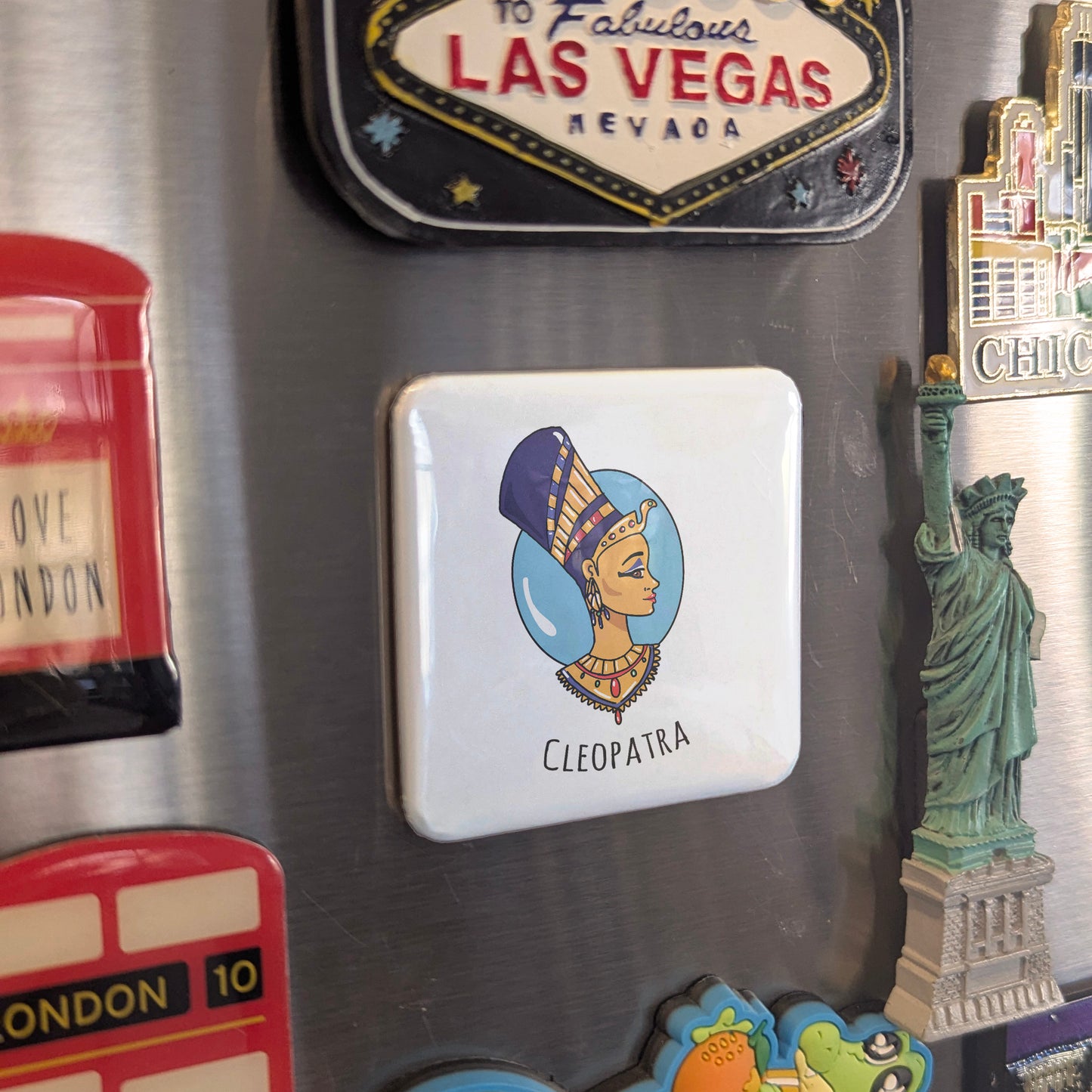 Cleopatra Head Fridge Magnet - PhiloPerse