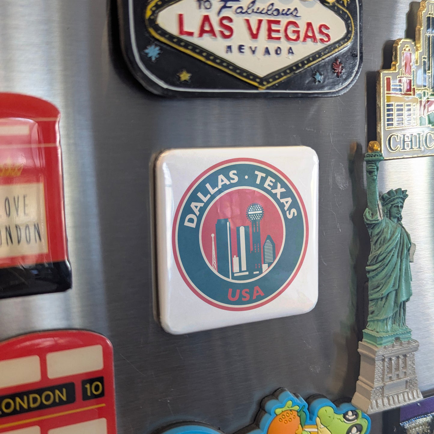 Dallas Fridge Magnet - PhiloPerse