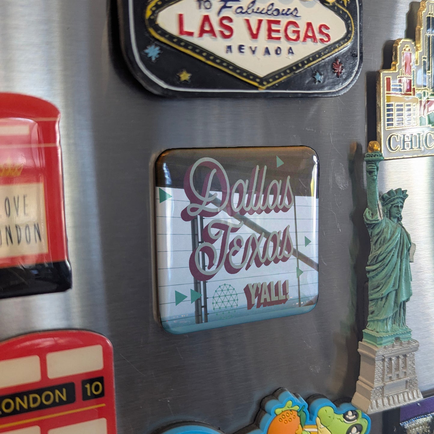 Dallas Texas Fridge Magnet - PhiloPerse