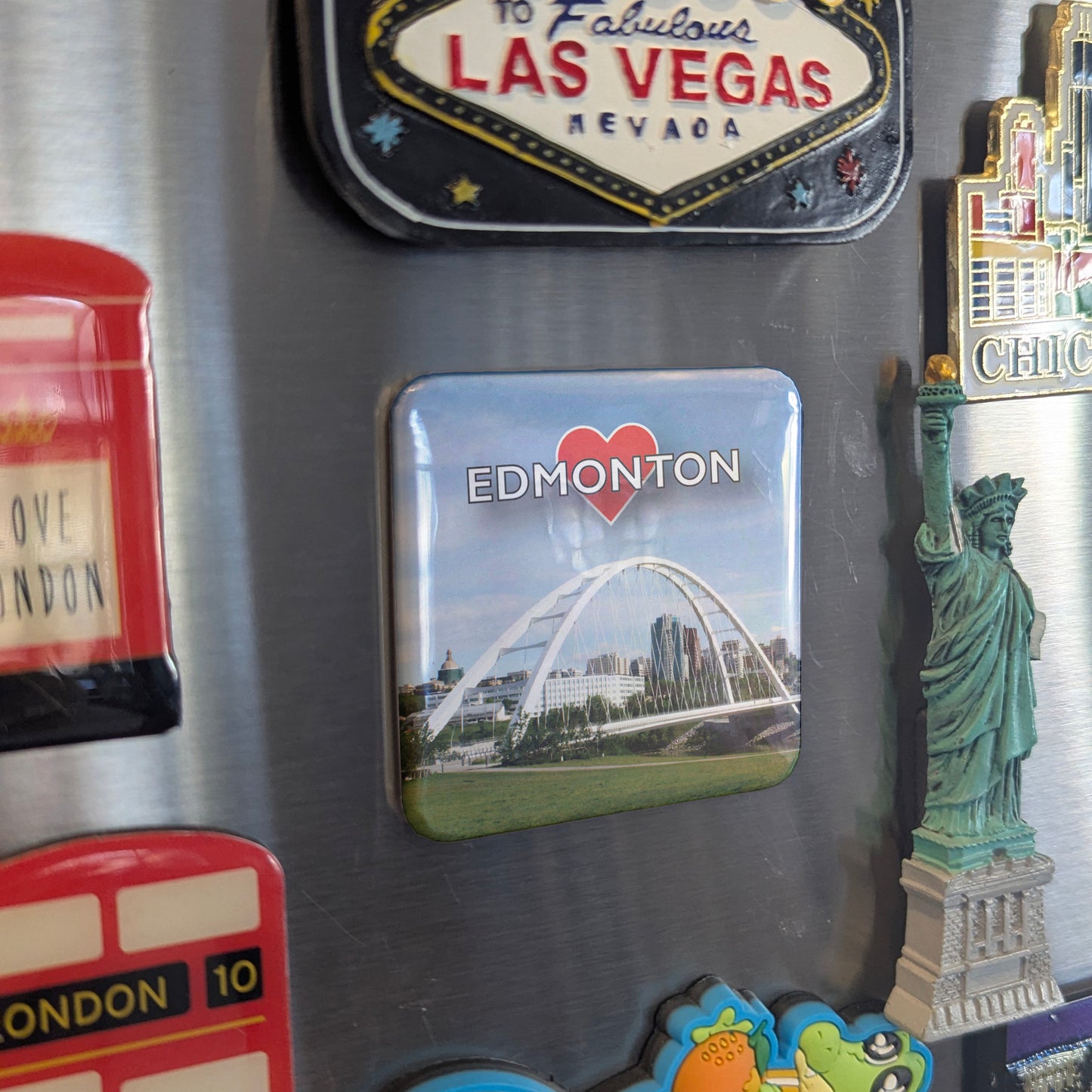 Edmonton Bridge Fridge Magnet - PhiloPerse