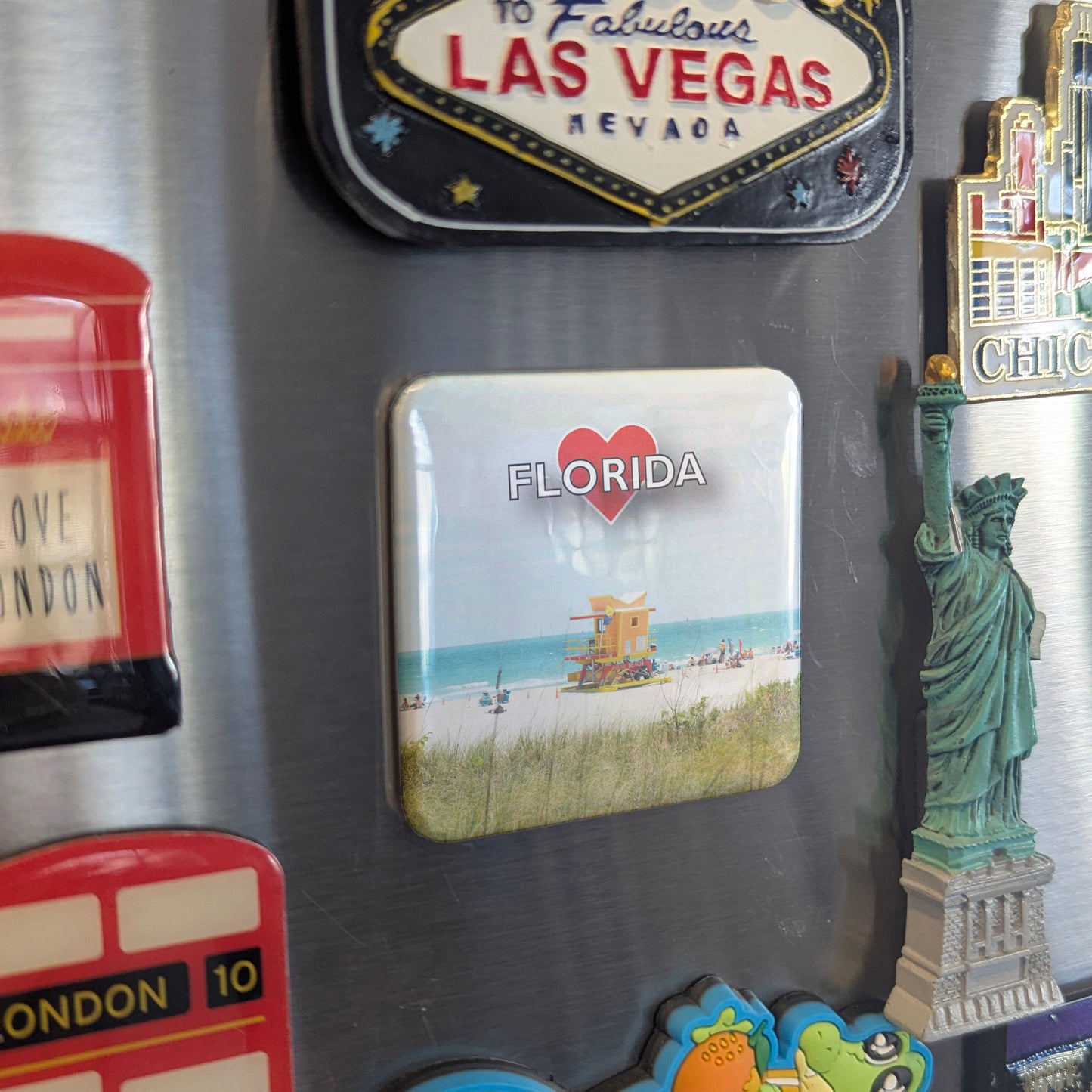 Florida Beach Fridge Magnet - PhiloPerse