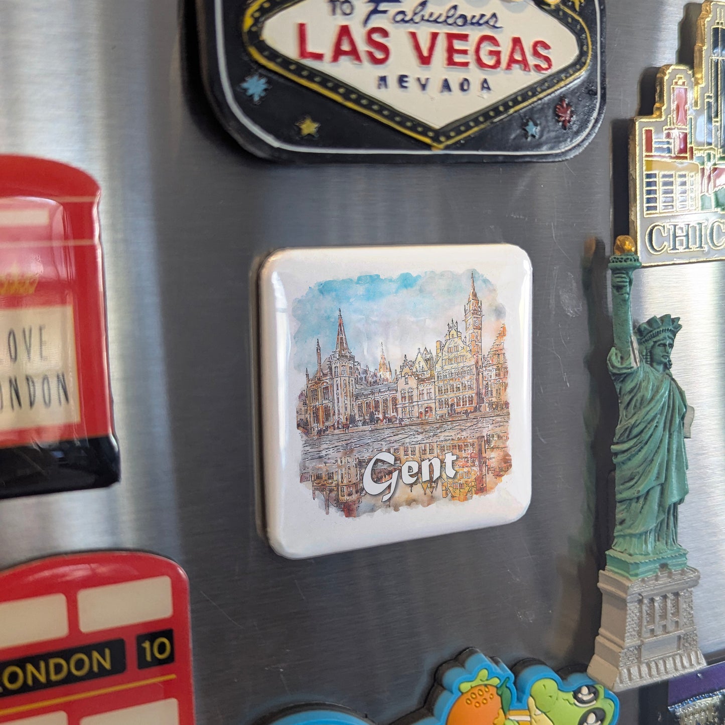 Gent Belgium Fridge Magnet - PhiloPerse