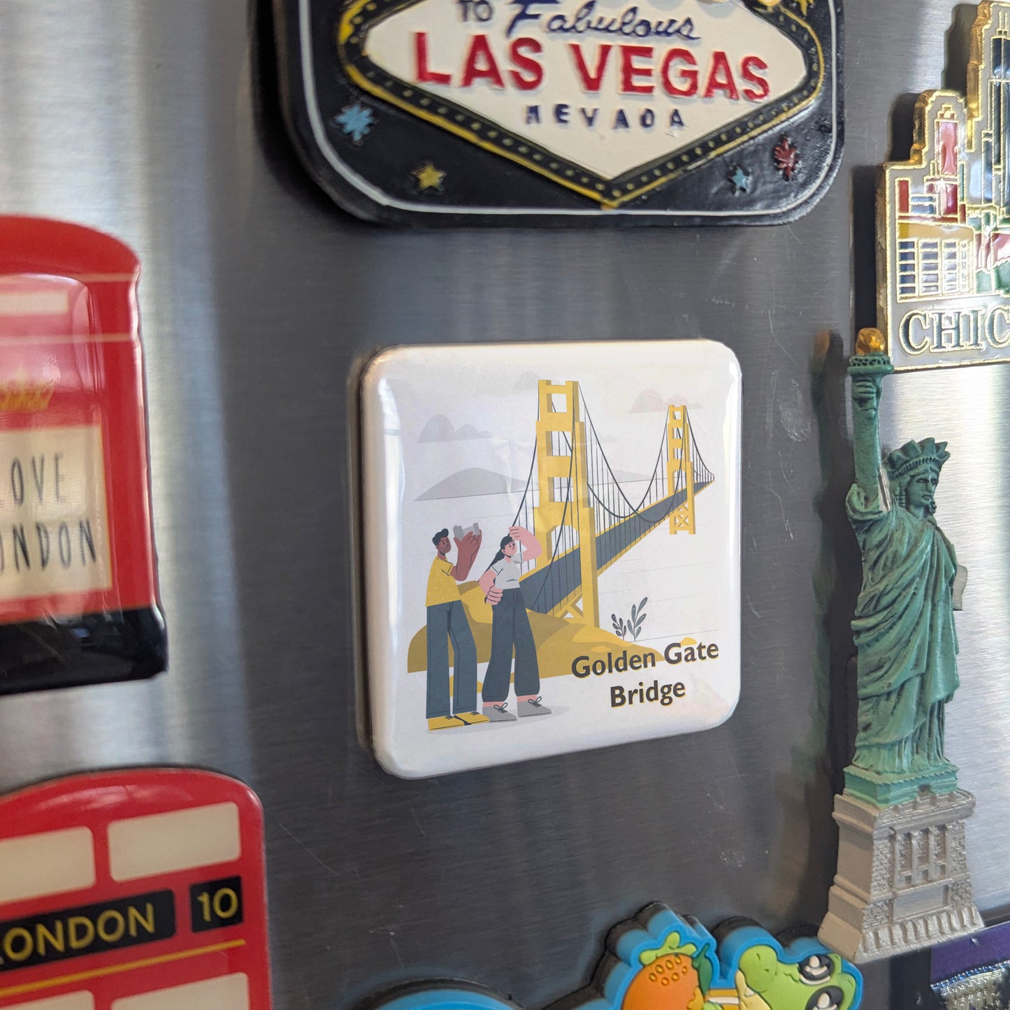 Golden Gate Fridge Magnet - PhiloPerse