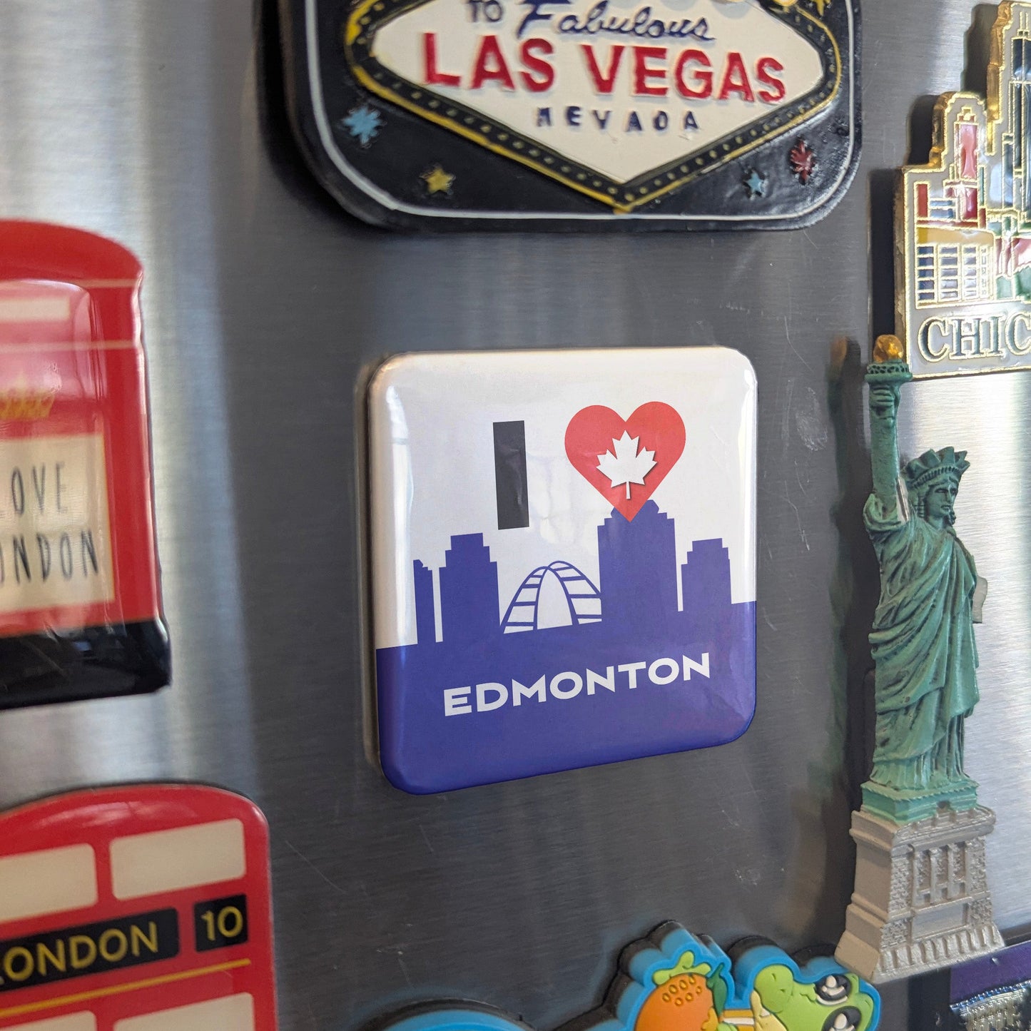 I love Edmonton Fridge Magnet